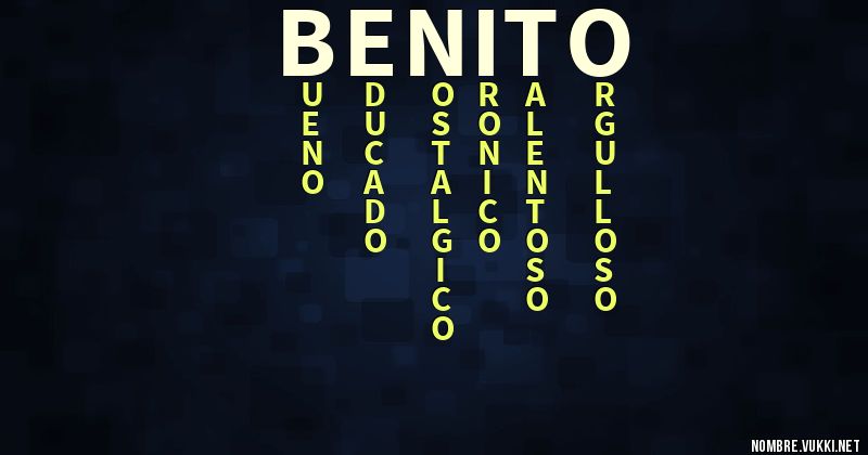 Acróstico benito