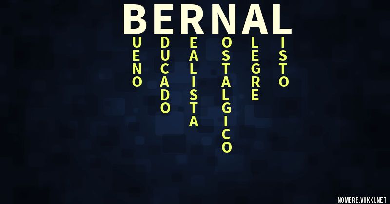 Acróstico bernal