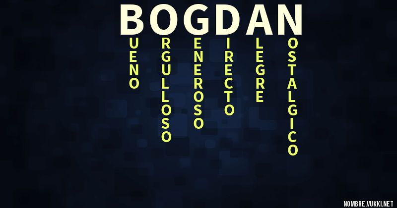 Acróstico bogdan