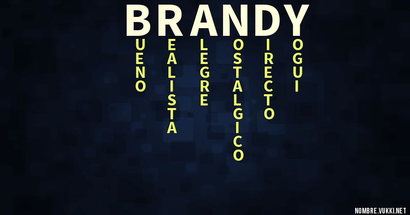 Acróstico brandy