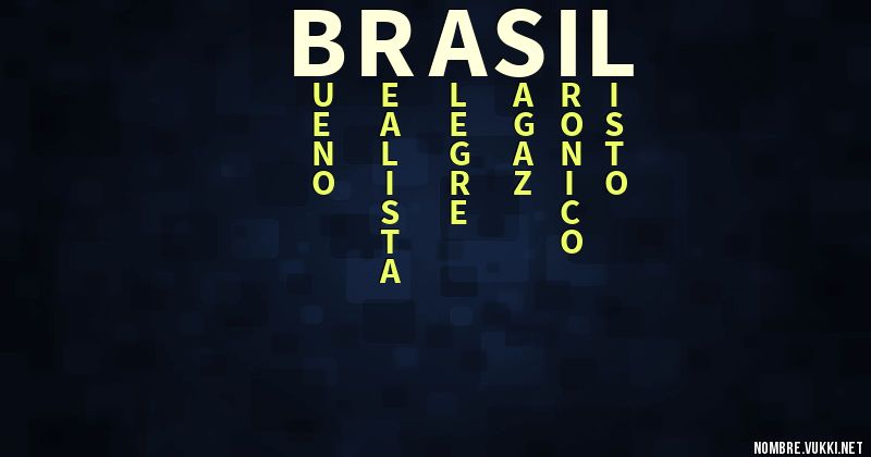 Acróstico brasil