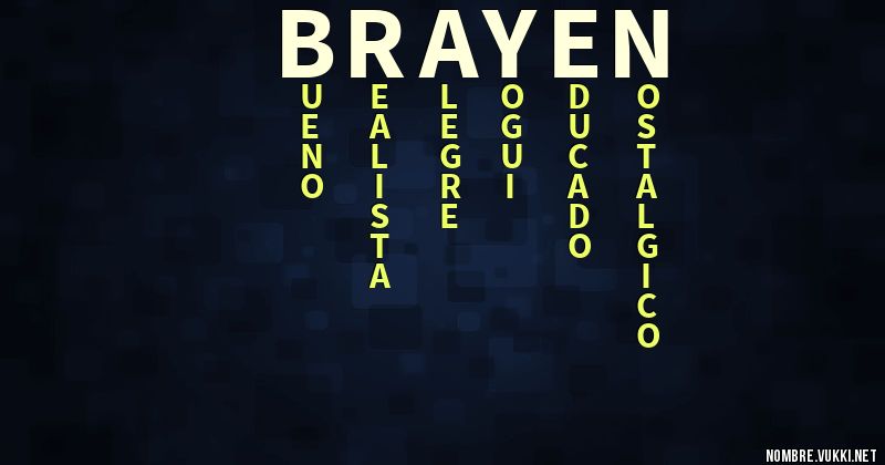 Acróstico brayen