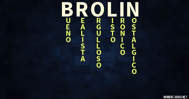 Acróstico brolin