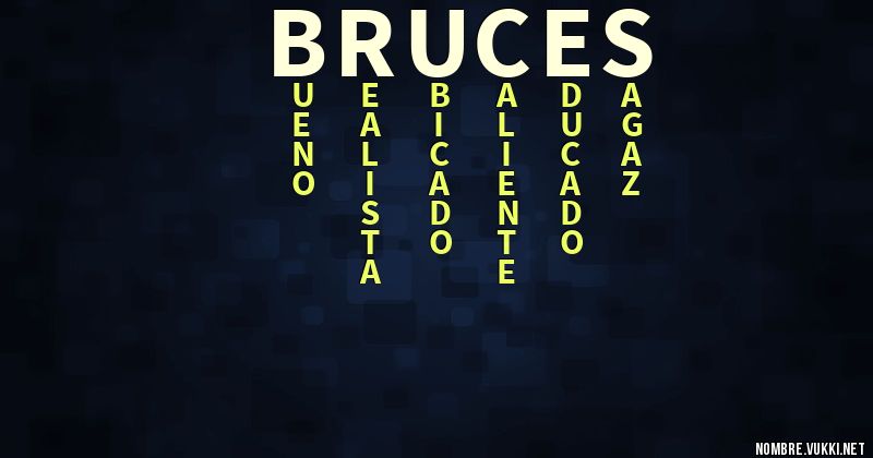 Acróstico bruces