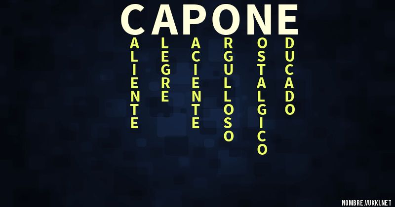 Acróstico capone