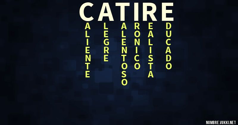 Acróstico catire