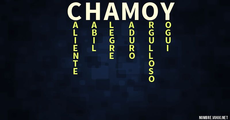 Acróstico chamoy