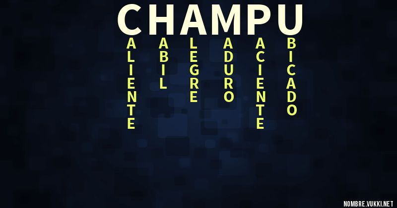 Acróstico champu