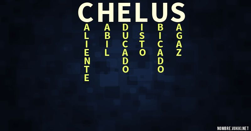 Acróstico chelus