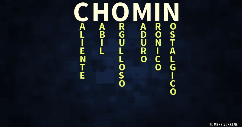Acróstico chomin