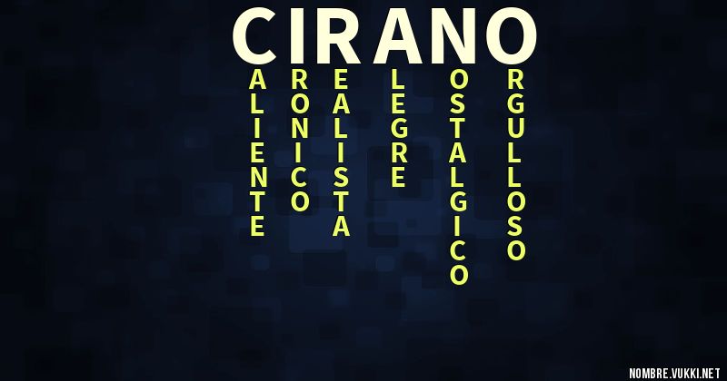 Acróstico cirano