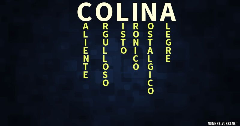 Acróstico colina