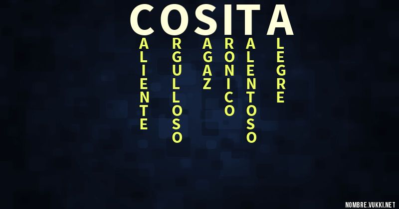 Acróstico cosita