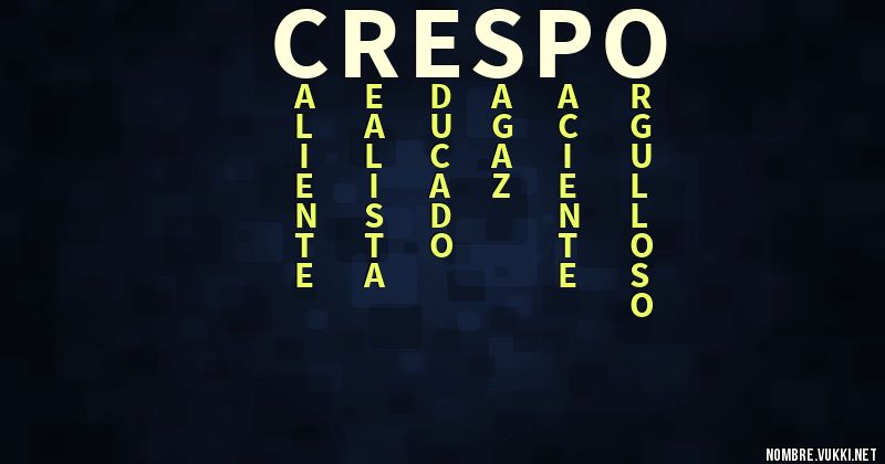 Acróstico crespo