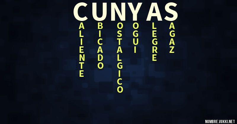Acróstico cunyas