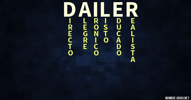 Acróstico dailer