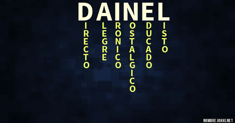 Acróstico dainel