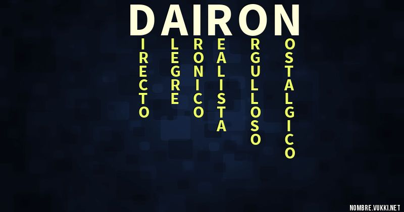 Acróstico dairon