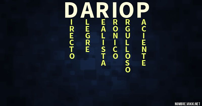 Acróstico dariop