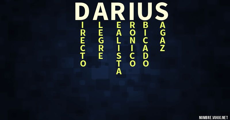 Acróstico darius