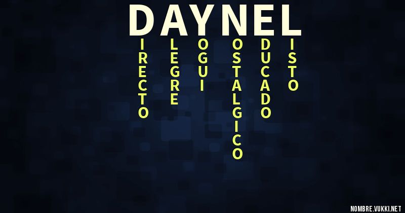 Acróstico daynel