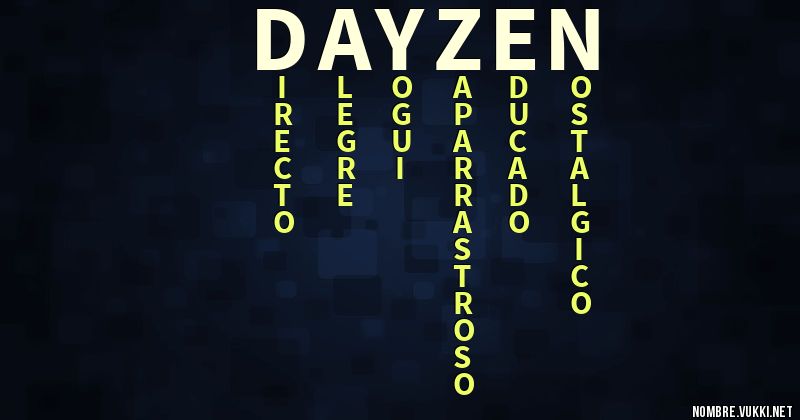 Acróstico dayzen