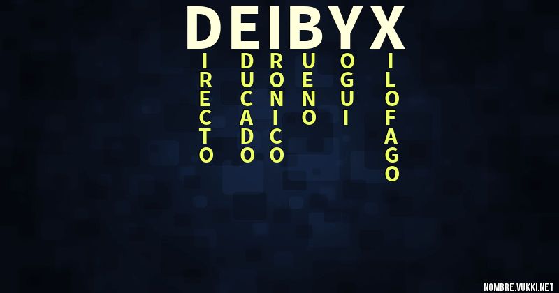 Acróstico deibyx