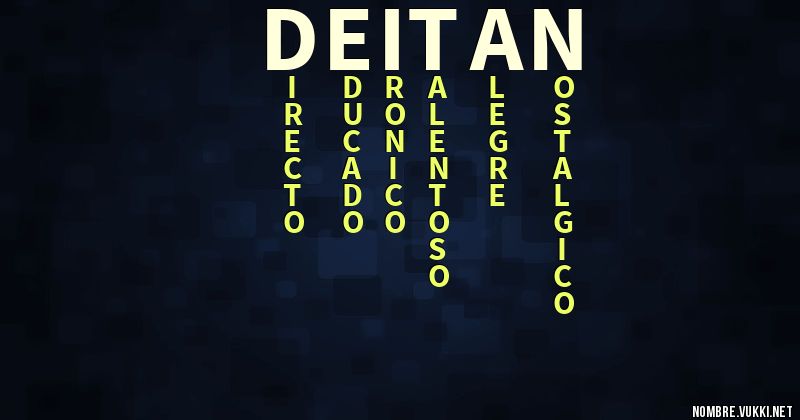 Acróstico deitan