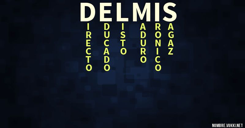 Acróstico delmis