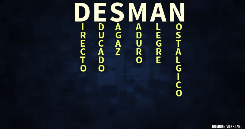 Acróstico desman