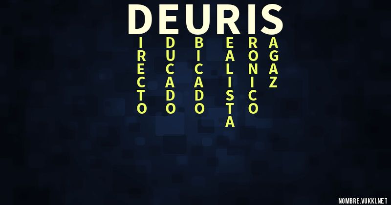 Acróstico deuris