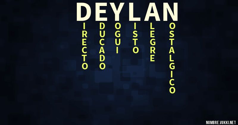 Acróstico deylan