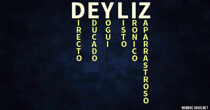 Acróstico deyliz