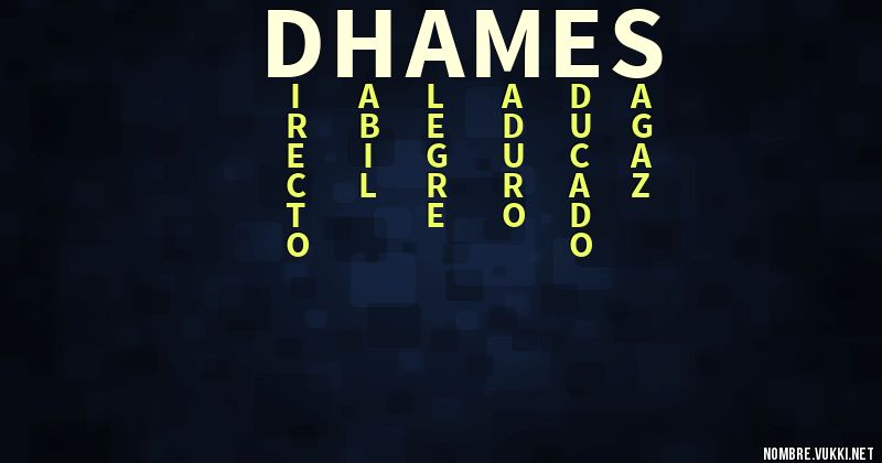 Acróstico dhames