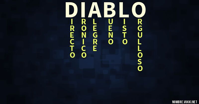 Acróstico diablo