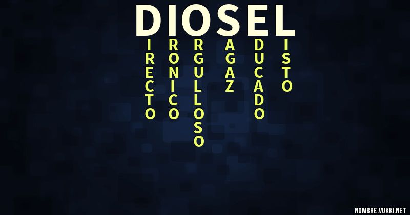 Acróstico diosel