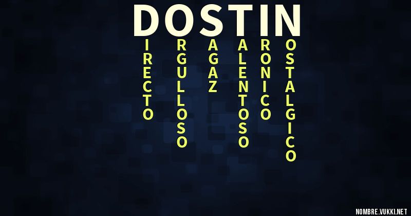 Acróstico dostin