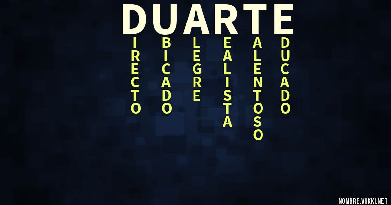 Acróstico duarte