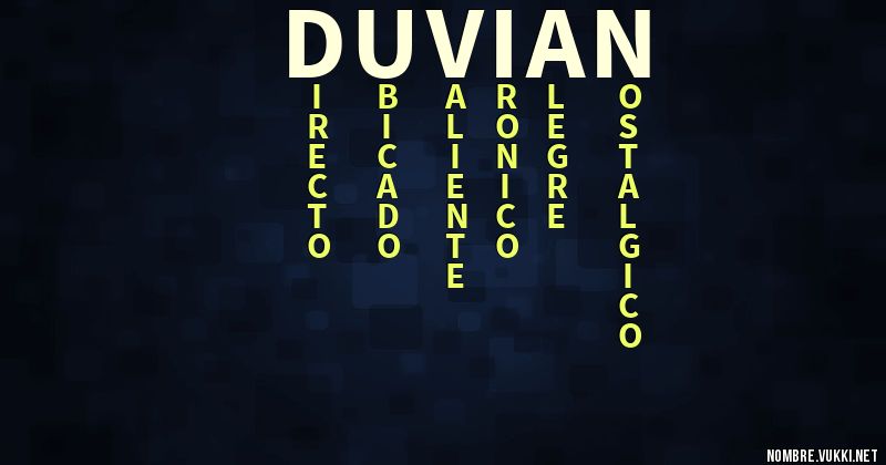 Acróstico duvian