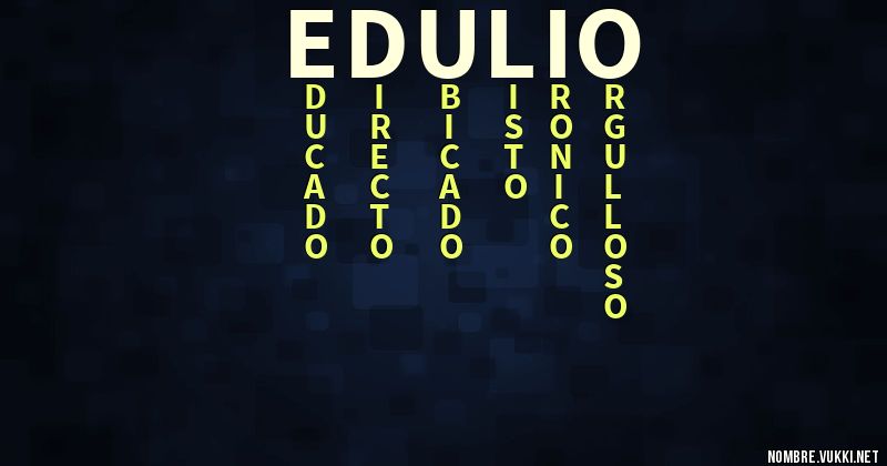 Acróstico edulio