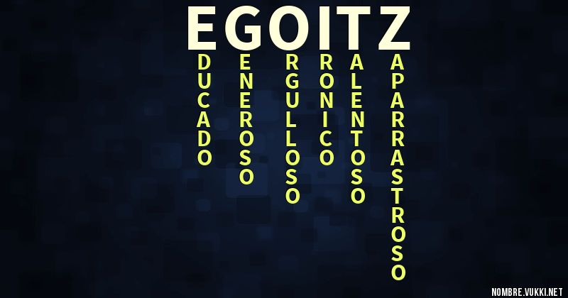 Acróstico egoitz