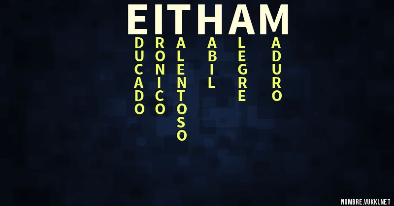 Acróstico eitham