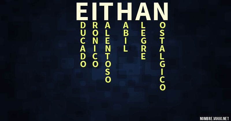 Acróstico eithan