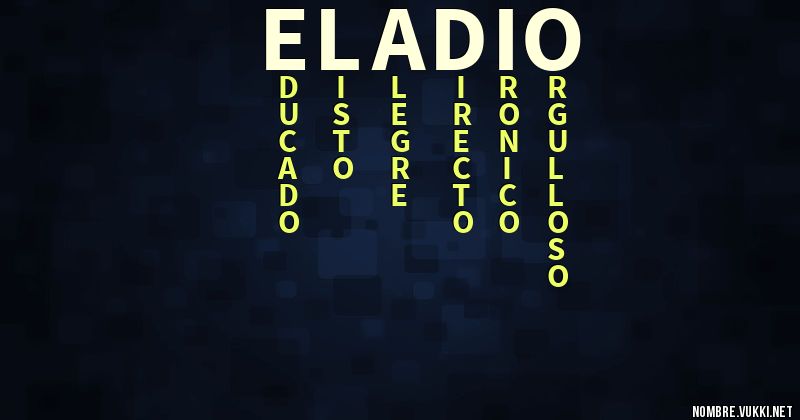 Acróstico eladio