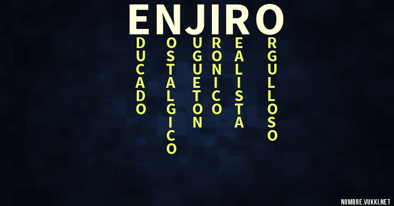 Acróstico enjiro