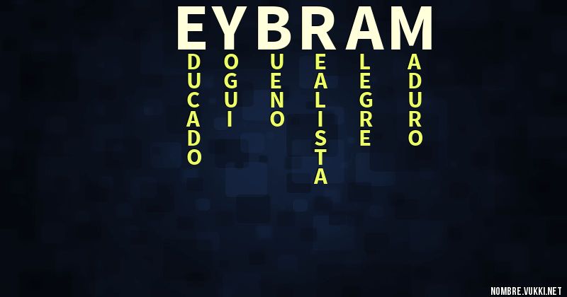 Acróstico eybram