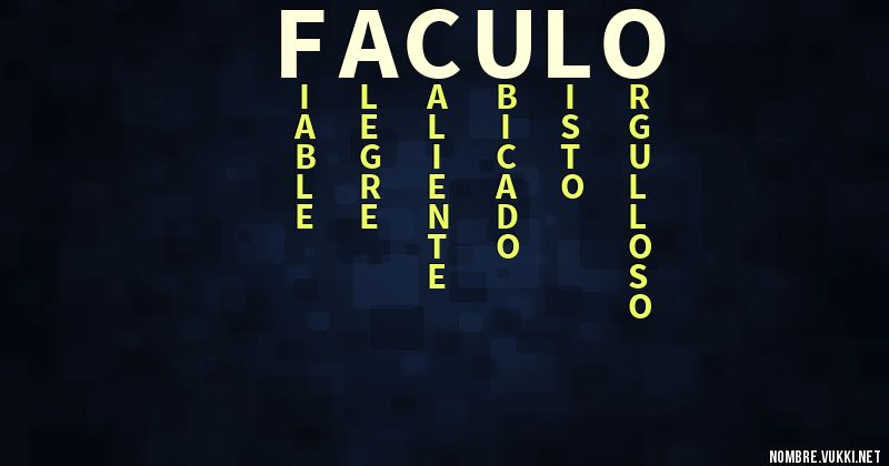 Acróstico faculo