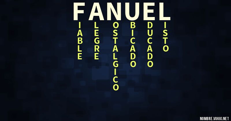 Acróstico fanuel