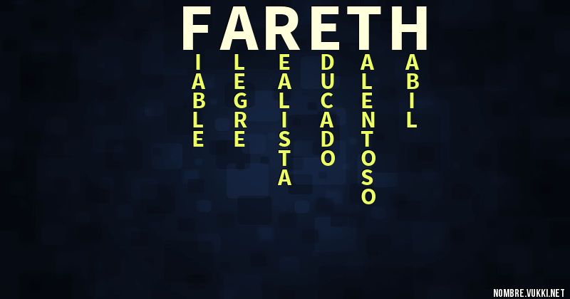 Acróstico fareth