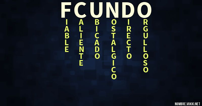 Acróstico fcundo